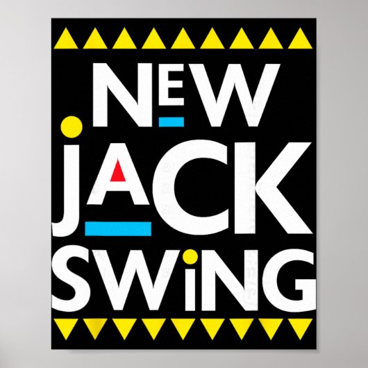 Jack Swing 90s R&amp;b Hip Hop Nederlands Poster (Voorkant)