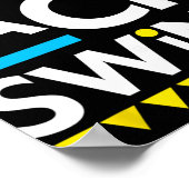 Jack Swing 90s R&amp;b Hip Hop  Poster (Hoek)