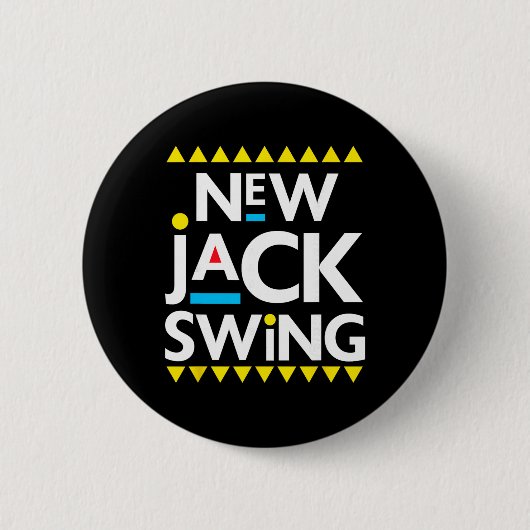 Jack Swing 90s R&b Hip Hop Ronde Button 5,7 Cm (Voorkant)