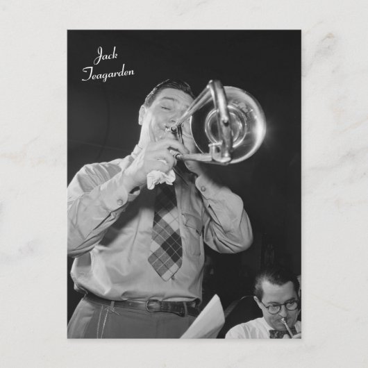 Jack Teagarden Briefkaart (Voorkant)