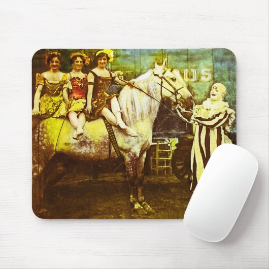 Jack the Clown and the Three Queens Circus Muismat (Met muis)