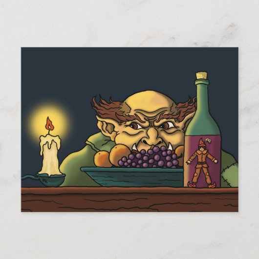 Jack & the giant fairytale postcard briefkaart (Voorkant)