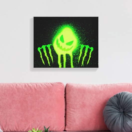 Jack the Monster Canvas Afdruk (Insitu (Woonkamer))