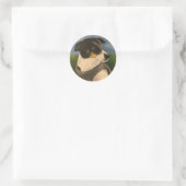 Jack the Nice Dog Ronde Sticker (Tas)