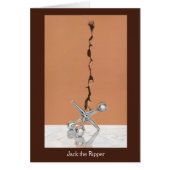 Jack the Ripper, Semi-Gloss Wenskaart (Voorkant)