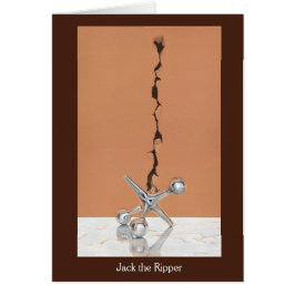 Jack the Ripper, Semi-Gloss Wenskaart