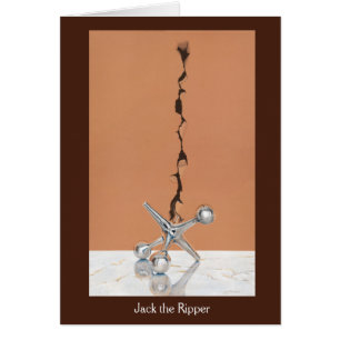 Jack the Ripper, Semi-Gloss Wenskaart