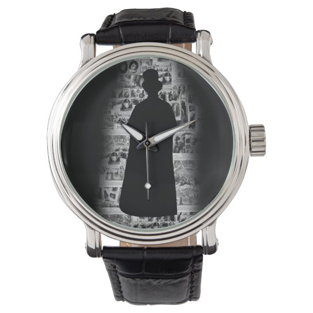 Jack the Ripper Silhouette Watch Horloge (Voorkant)