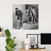 Jack the Ripper the Whitechapel Murderer Poster (Thuiskantoor)