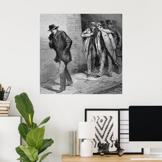 Jack the Ripper the Whitechapel Murderer Poster (Thuiskantoor)