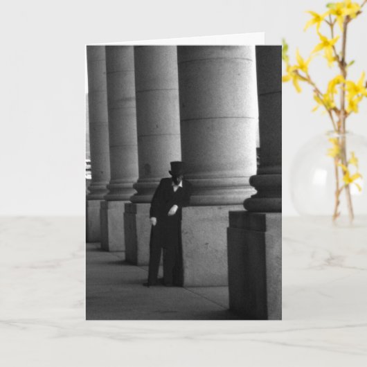 Jack the Ripper Verjaardag Kaart (Gele Bloem)