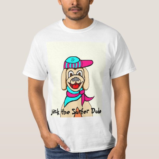 Jack the Surfer guy T-shirt (Voorkant)