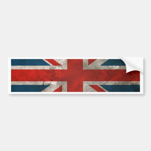 Jack van de Britse Unie Bumpersticker (Voorkant)