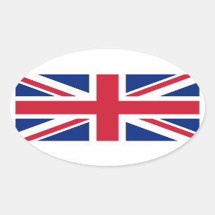 Jack van de Britse Unie Ovale Sticker