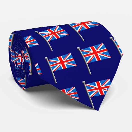 Jack van de Britse Unie Stropdas (Opgerold)