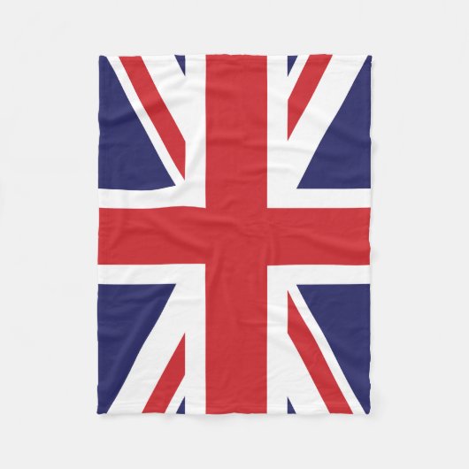 Jack van de Britse vlag Fleece Deken (Voorkant)