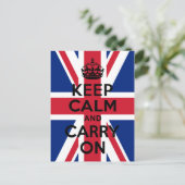 Jack van de Unie houdt kalm en draagt aan Briefkaart (Staand voorkant)