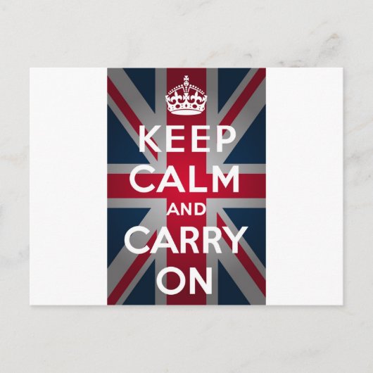 Jack van de Unie houdt kalm en draagt voort Briefkaart (Voorkant)