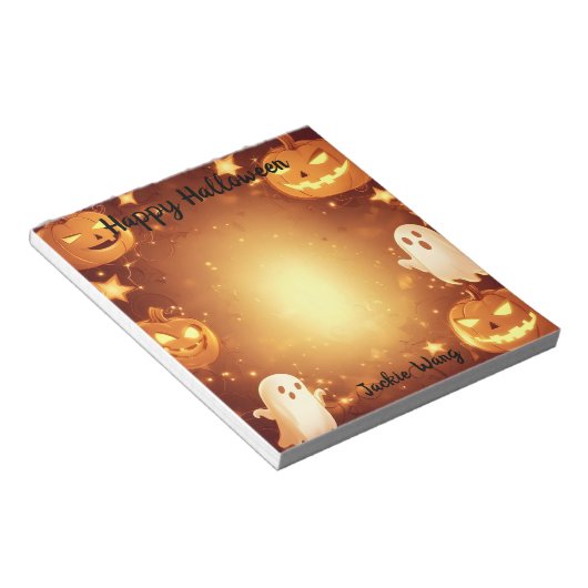 Jack van Lantern en Ghosts Notitieblok (Schuin)