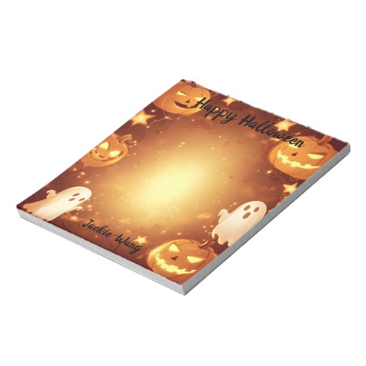 Jack van Lantern en Ghosts Notitieblok (Linkerzijde)