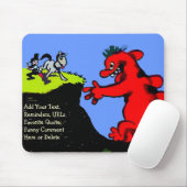 Jack vecht tegen Dragon Mousepad Muismat (Met muis)