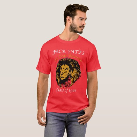 Jack Yates 25e reünie T-shirt (Voorkant volledig)