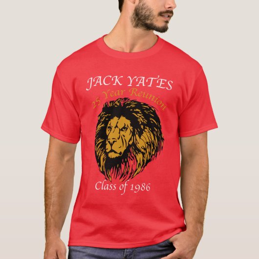 Jack Yates 25e reünie T-shirt (Voorkant)
