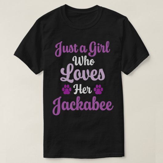 Jackabee Gift voor vrouwen die van hun jasje houde T-shirt (Design voorkant)