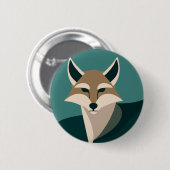 Jackal Ronde Button 5,7 Cm (Voorkant /achterkant)