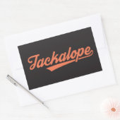 Jackalope ステッカー(長方形4枚入り) rechthoekige sticker (Envelop)
