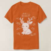 Jackalope Anatomie T-shirt (Design voorkant)