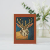 Jackalope Briefkaart (Staand voorkant)