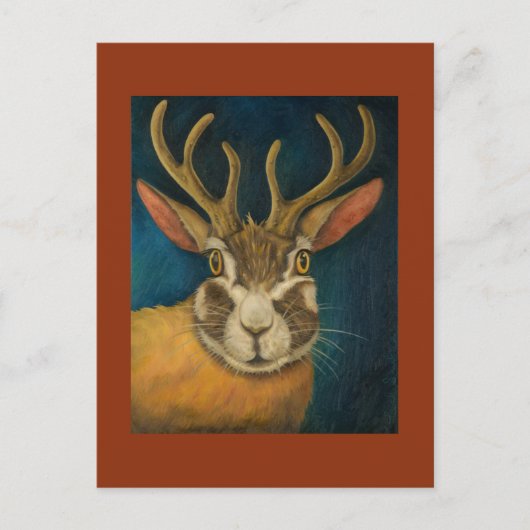 Jackalope Briefkaart (Voorkant)