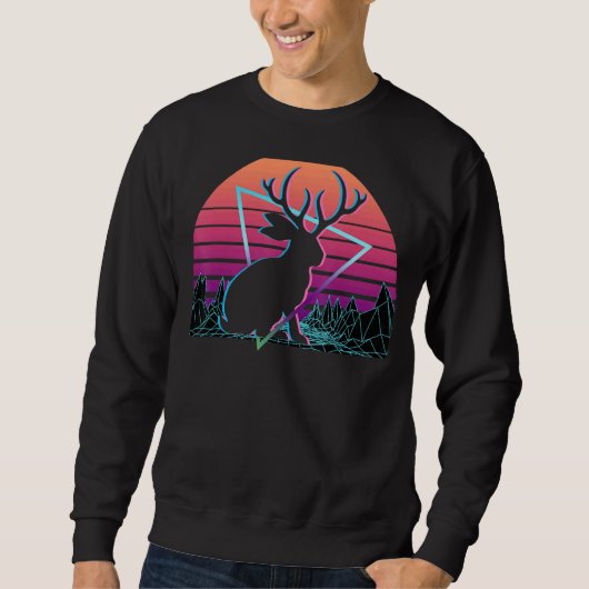 Jackalope Cryptozoology Retro Trui (Voorkant)