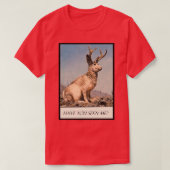 Jackalope heb je me gezien t-shirt (Design voorkant)