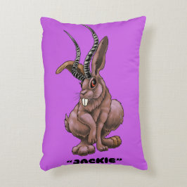 Jackalope "Jackie" Cryptid Accent Kussen