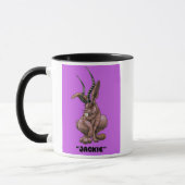 Jackalope "Jackie" Cryptid koffie mok (Links)