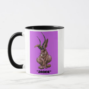 Jackalope "Jackie" Cryptid koffie mok