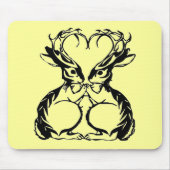 Jackalope Love Mousepad Muismat (Voorkant)