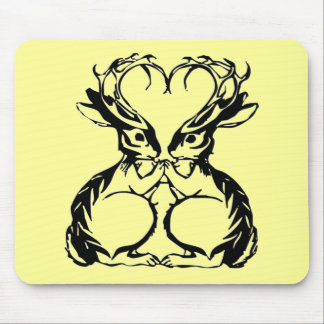 Jackalope Love Mousepad Muismat