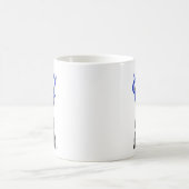 Jackalope met Blue Antlers Koffiemok (Center)