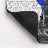 Jackalope met Blue Antlers Muismat (Hoek)