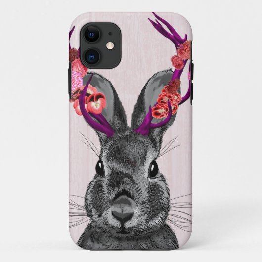 Jackalope met roze Antlers 2 Case-Mate iPhone Case (Achterkant)