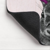 Jackalope met roze Antlers 2 Muismat (Hoek)