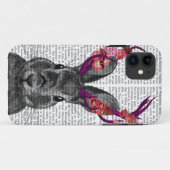 Jackalope met Roze Geweien Case-Mate iPhone Case (Achterkant (horizontaal))