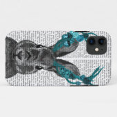 Jackalope met Turquoise Antlers Case-Mate iPhone Case (Achterkant (horizontaal))