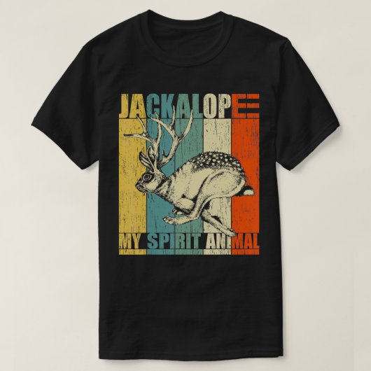  Jackalope Mijn Spirit Dier Gift Idee T-shirt (Design voorkant)