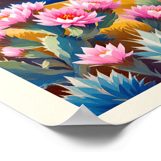 Jackalope Mountain Desert Just for Fun Poster (Hoek)