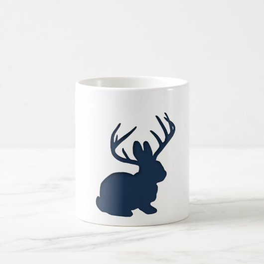 Jackalope Navy Blue Koffiemok (Center)