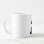 Jackalope Navy Blue Koffiemok (Links)